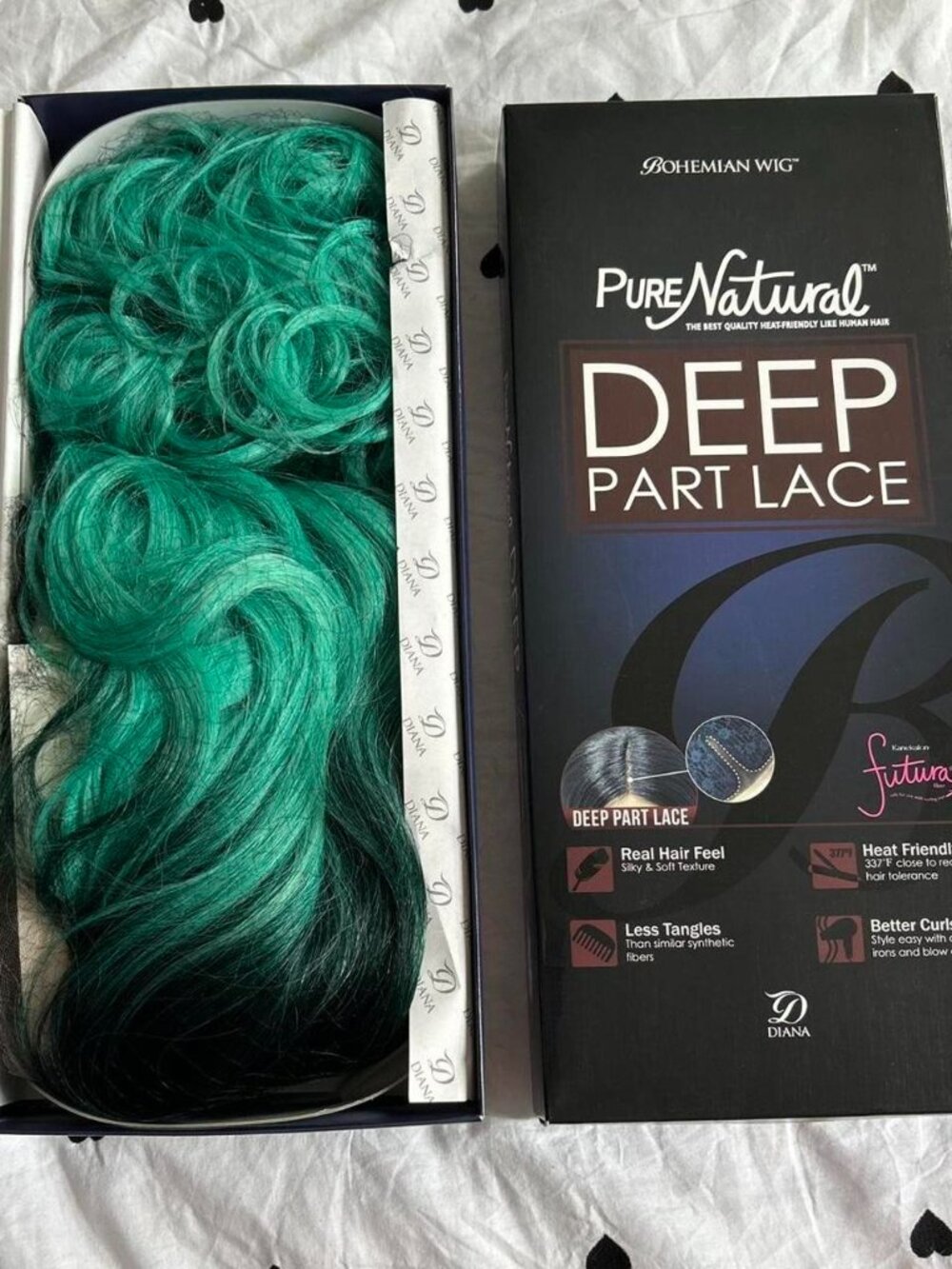 New Lace Front Bohemian Wig Pure Natural DPL Tanzie Sopemerald Wig